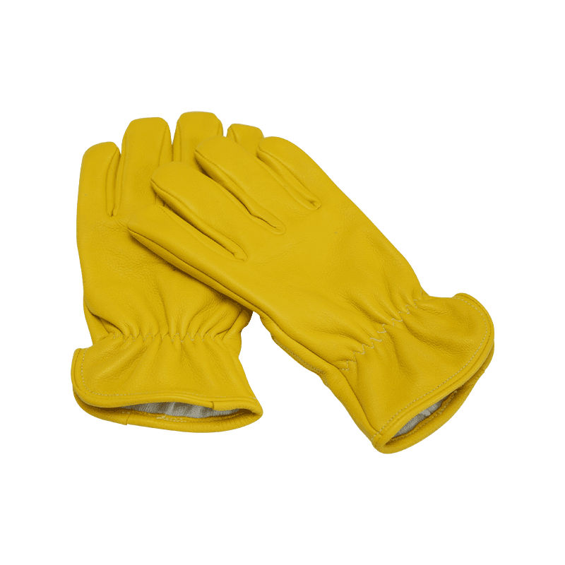 Snijbestendige koeienhuid lederen handschoenen