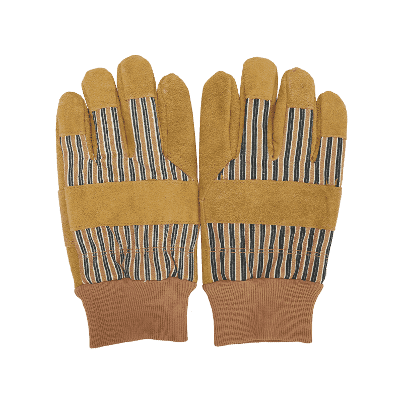 Werkhandschoenen van koeiensplitleer