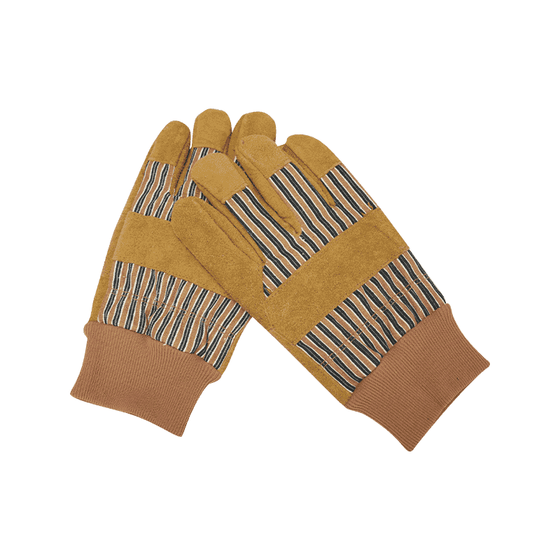 Werkhandschoenen van koeiensplitleer