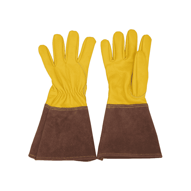 Koeienhuid lederen lashandschoenen