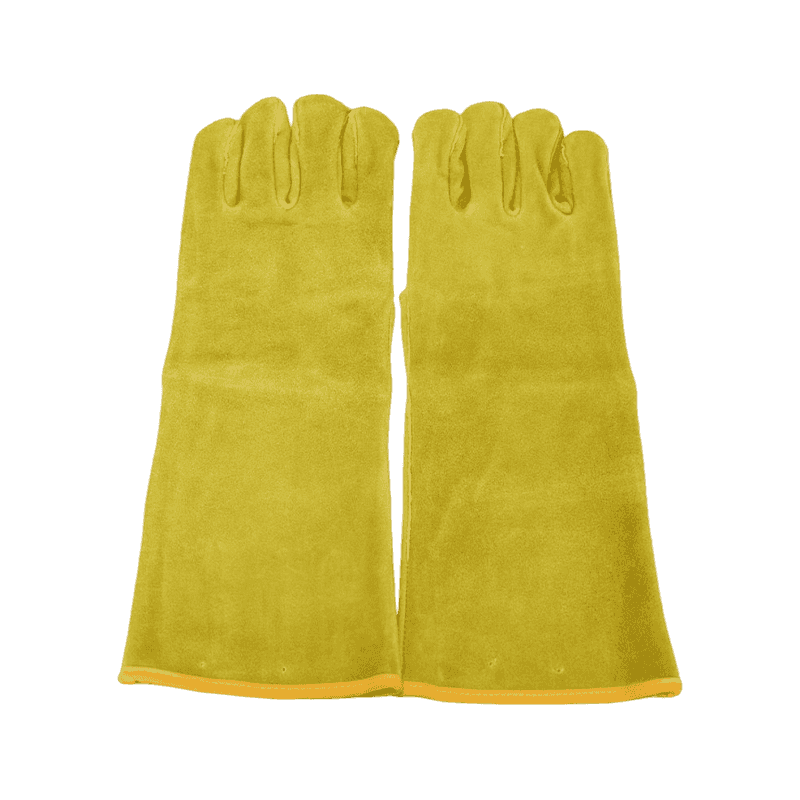 Koesplit lederen lashandschoen Koesplit lederen lashandschoen