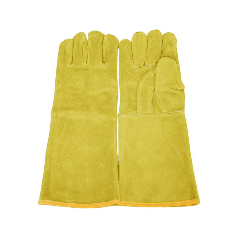 Koesplit lederen lashandschoen Koesplit lederen lashandschoen