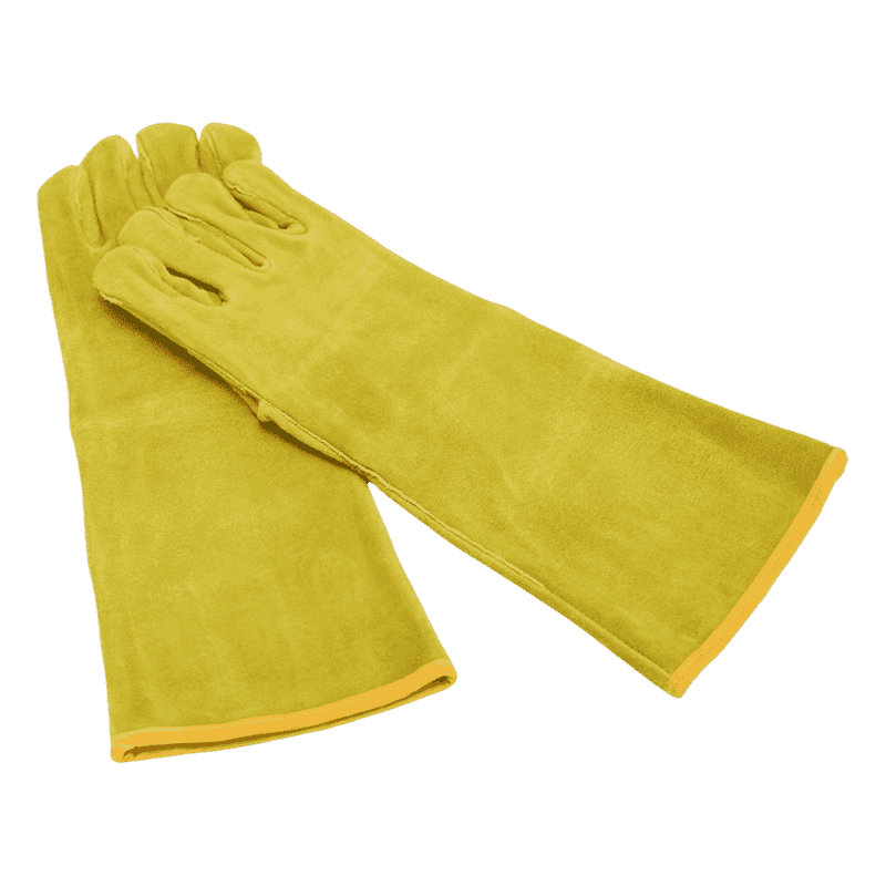 Koesplit lederen lashandschoen Koesplit lederen lashandschoen