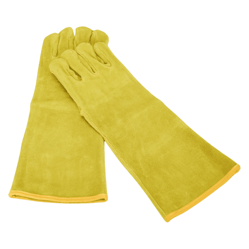 Koesplit lederen lashandschoen Koesplit lederen lashandschoen